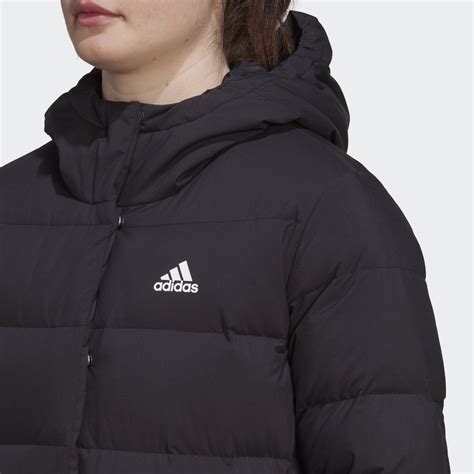 adidas helionic funktionsjacke damen black|adidas Helionic Hooded Down Jacket .